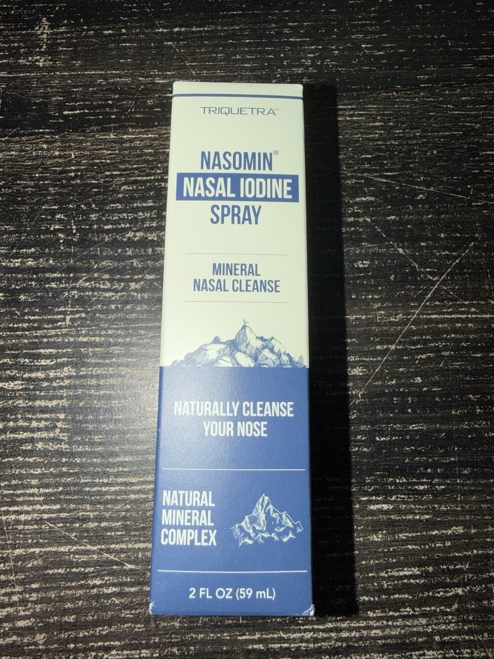 Nasomin Nasal Iodine–Nasal Cleanse–Neutralize Nose-Iodine+Fulvic Acid Bland（2oz）